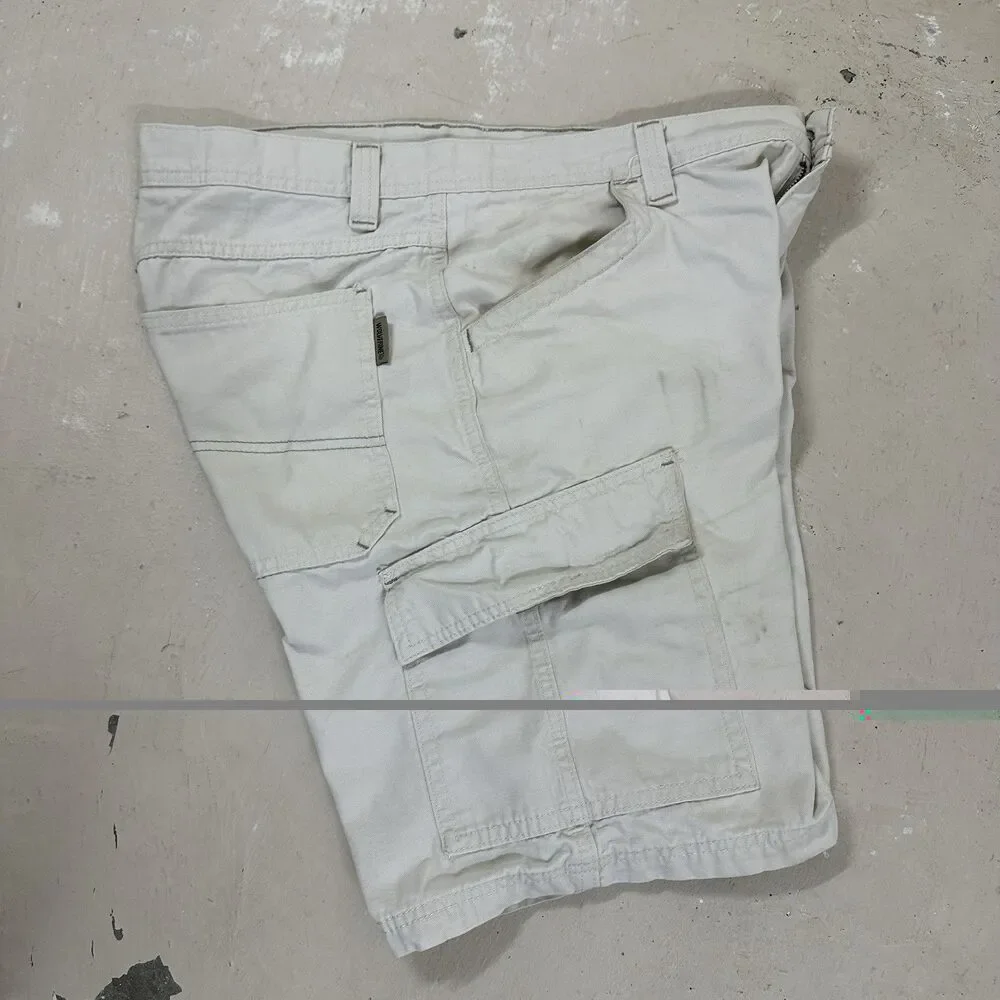 Wolverine Shorts 34 Khaki Cargo Work Cotton Canvas Men’s Durable